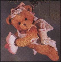 Girl Bear Flying Cupid - Sending You My Heart (girl)  #103616
