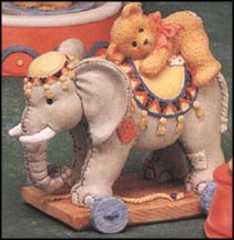Circus Elephant W/bear - Trunk Full Of Bear Hugs  #103977
