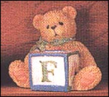 Bear With F Block  #158488F