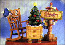 Christmas Accessories - Chair, Drawers/Tree, Sign  #533823