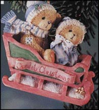 Bears In Sled - Bundled Up For The Holidays  #617229