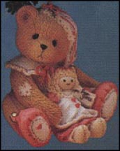 Elf Bear With Doll  #625434