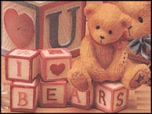 I Love Bears Letters Mini  #902950