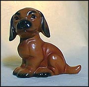 Brown Puppy  #62155  Tmk 6 - Goebel