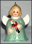 2003 Angel With Nutcracker - Green  Tmk: None