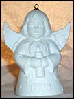 1988 Angel With Candle - White  Tmk: None