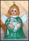 1998 Angel With Lamb - Green  Tmk: None