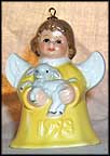 1998 Angel With Lamb - Yellow  Tmk: None