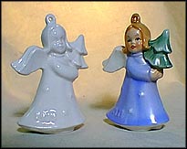 1979 Angel with Fir Tree color  Tmk: None