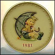 1981 Umbrella Boy  #274  Tmk 6 - Goebel