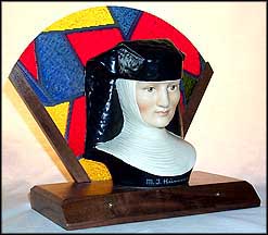 Sister Berta Hummel - With Wooden Base  #HU3  Tmk 5 - Goebel/V