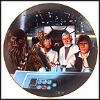 Crew In Cockpit Of The Millennium Falcon