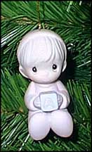 Baby's First Christmas - Boy  #E-2372  Tmk - UM