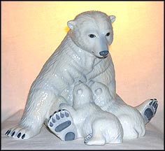 Polar Bear with Cubs    #1249087