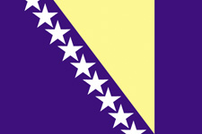 <big>Bosnia - Herzegovina  Flag</font></big>