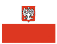 <big>Poland Flag with Eagle</font></big>