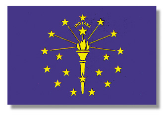 <big>Indiana State Flag</font></big>
