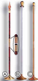 <b>-  Indoor Flagpoles</b>
