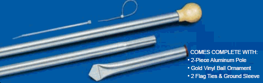 <big>Lawn-Mate Flagpole - 12'</font></big>