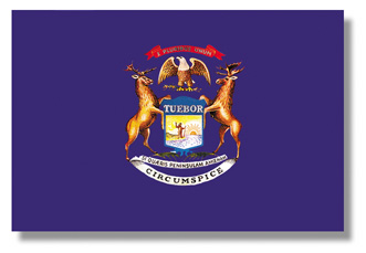 <big>Michigan State Flag</font></big>