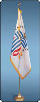<big>Deluxe Presbyterian  Flagpole/Flag Sets</font></big>