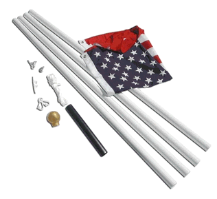 <big>White Titan Flagpoles 12' - 22'</font></big>