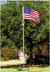 <big>White Titan Flagpoles 12' - 22'</font></big>