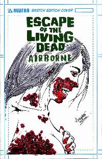 Escape of the Living Dead: Airborne #1 Original Art Sketch Cover