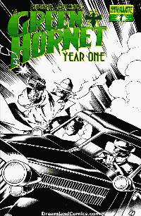 GREEN HORNET YEAR ONE #7 (1:25 WAGNER B&W COVER)