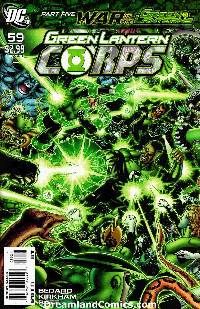 GREEN LANTERN CORPS #59 VAR ED (WAR OF GL)