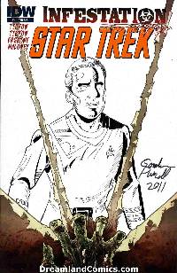 STAR TREK INFESTATION #1 (COVER RI-B 1:25 HAND SKETCH COVER)