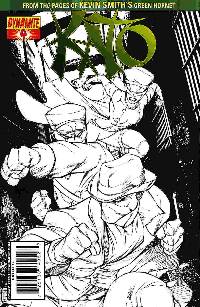 Kevin Smith Kato #4 (1:25 Garza B&W Incentive Cover)