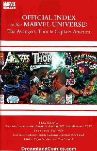 AVENGERS THOR CAPTAIN AMERICA OFF INDEX MU #12