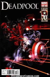 DEADPOOL #34 CAPTAIN AMERICA 70TH ANNIV VAR