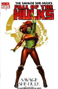 Fall Of The Hulks: Savage She-Hulks #1 (Marvel Women Variant)
