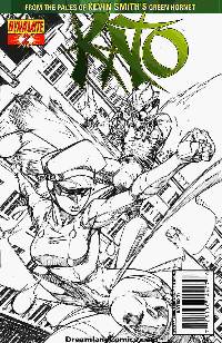 Kevin Smith Kato #2 (1:25 Garza B&W Incentive Cover)