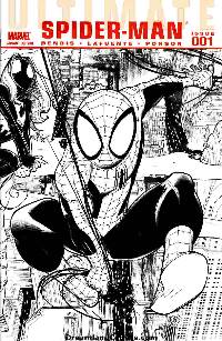 Ultimate Comics: Spider-Man #1 (B&W Variant Cover)