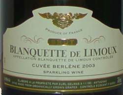 Blanquette de Limoux Brut, Bernard Delmas<br><br><font color=red>90 Points By Wine&Spirits Magazine