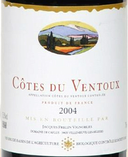 2004 <br>Côtes du Ventoux <br>Jacques Frelin
