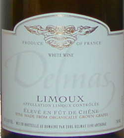 2002 <br>Limoux, <br>Domaine Delmas
