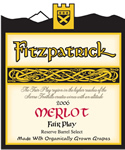 2006 Merlot<br>Fitzpatrick WInery