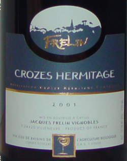 2007 Crozes Hermitage <br>Jacques Frelin