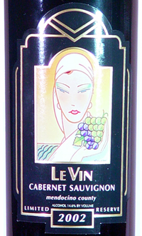 2002 Cabernet Savignon - Le Vin Winery