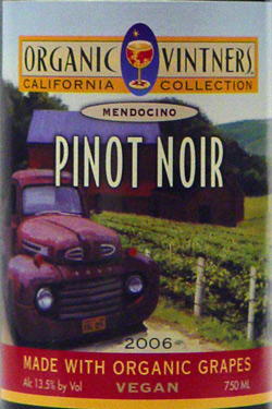 2006 <br>Pinot Noir <br>Organic Vintners