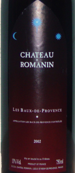 2002 <br>Les Baux de Provence <br>Château Romanin<br><br><font color=red>New Release!