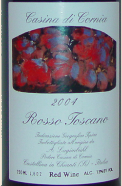 2004 <br>Rosso Toscano<br>Casina di Cornia