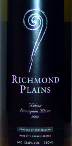 2007 <br>Sauvignon Blanc<br>Richmond Plains<br><br>A fresh and crisp vintage!