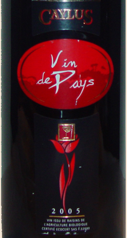 2004 <br>Vin de Pays<br>Caylus