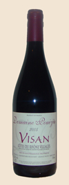 2005 <br>C�tes-du-Rh�ne Villages <br>Domaine Pouizin<br><br><font color=red>Seductive!</font>