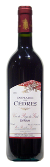 2006 <br>Syrah <br>Domaine des Cedres